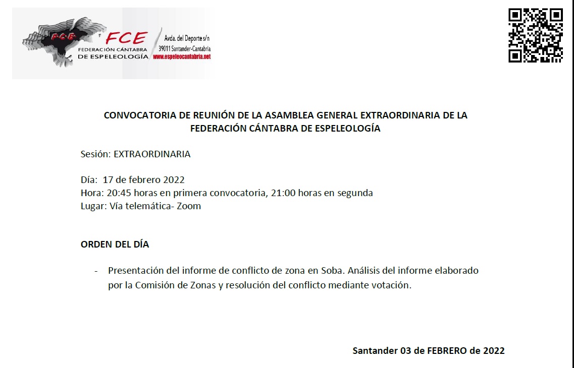20220203 Convocatoria Asamblea Extraordinaria