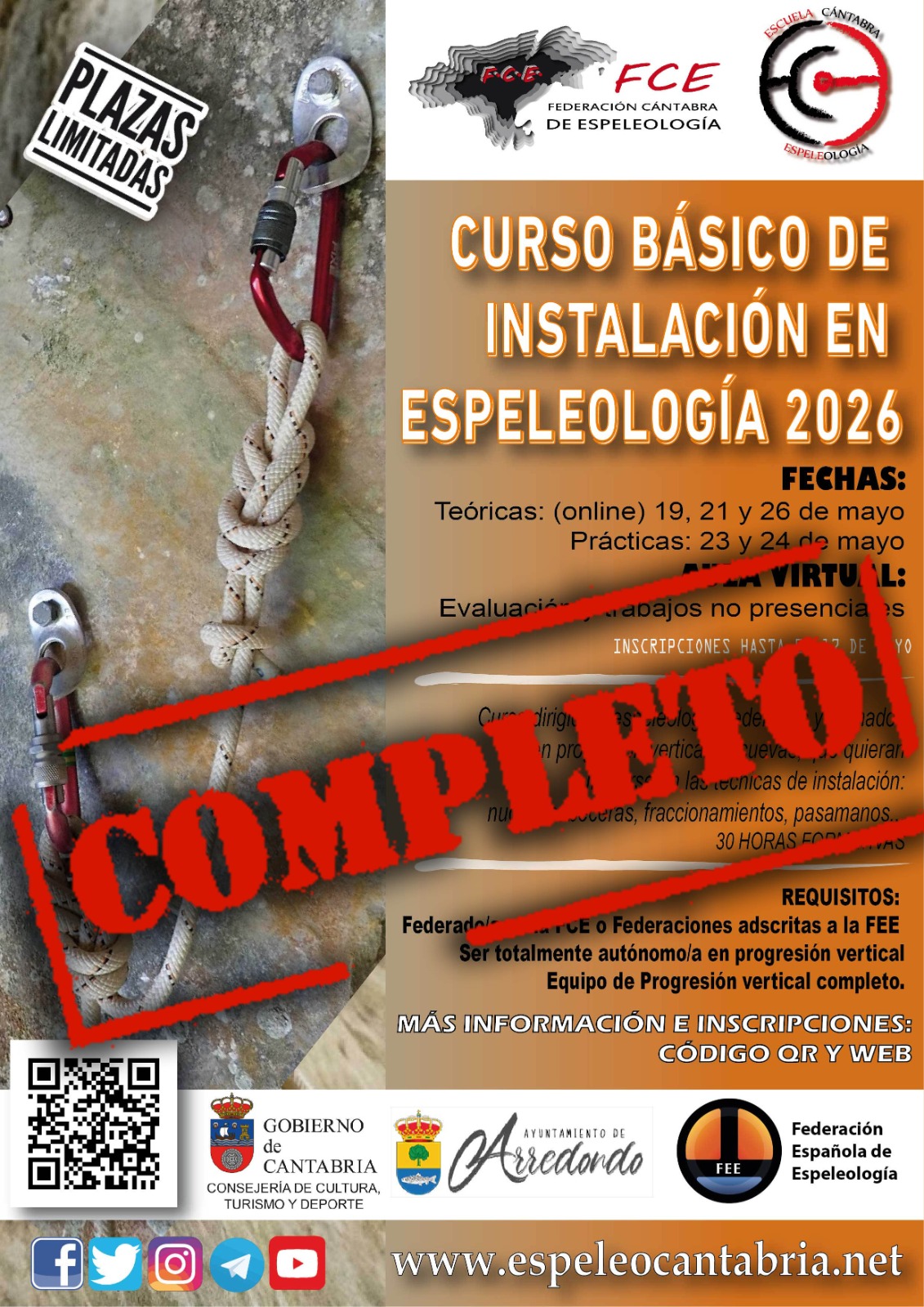 Cartel Cursos instalación 2026 01