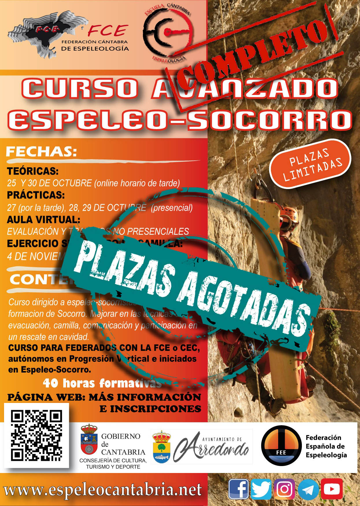 Cartel Curso Socorro Avanzado 2023 COMPLETO