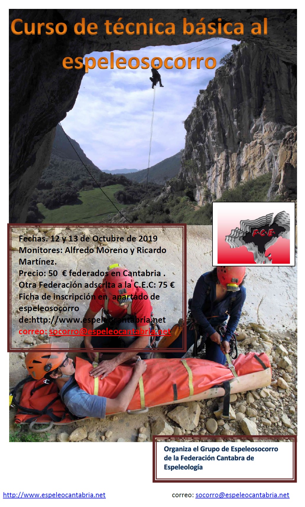 Cartel Segundo Curso Socorro 2019